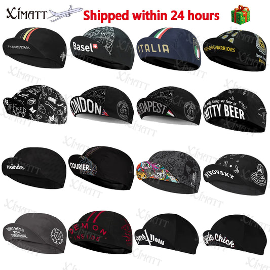 XIMATT Black Series Cycling Caps (Quick Dry)